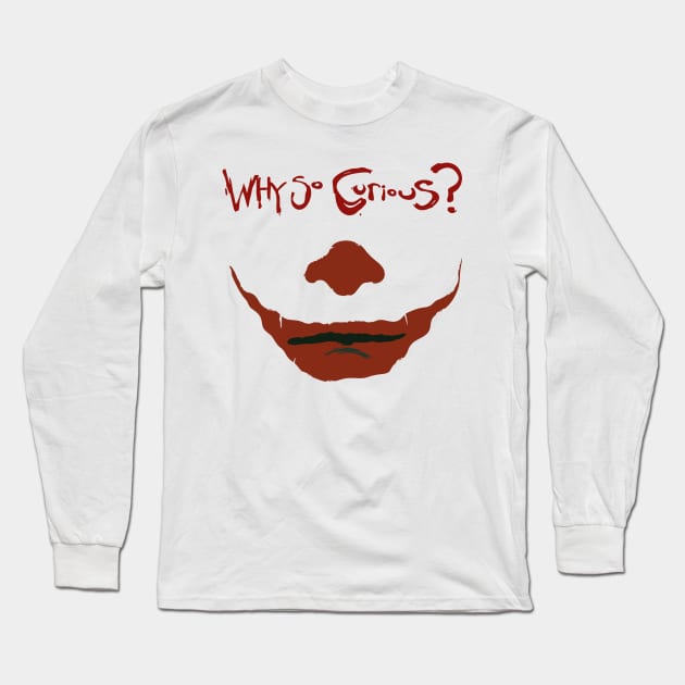 Why So Curious Long Sleeve T-Shirt by Aratack Kinder